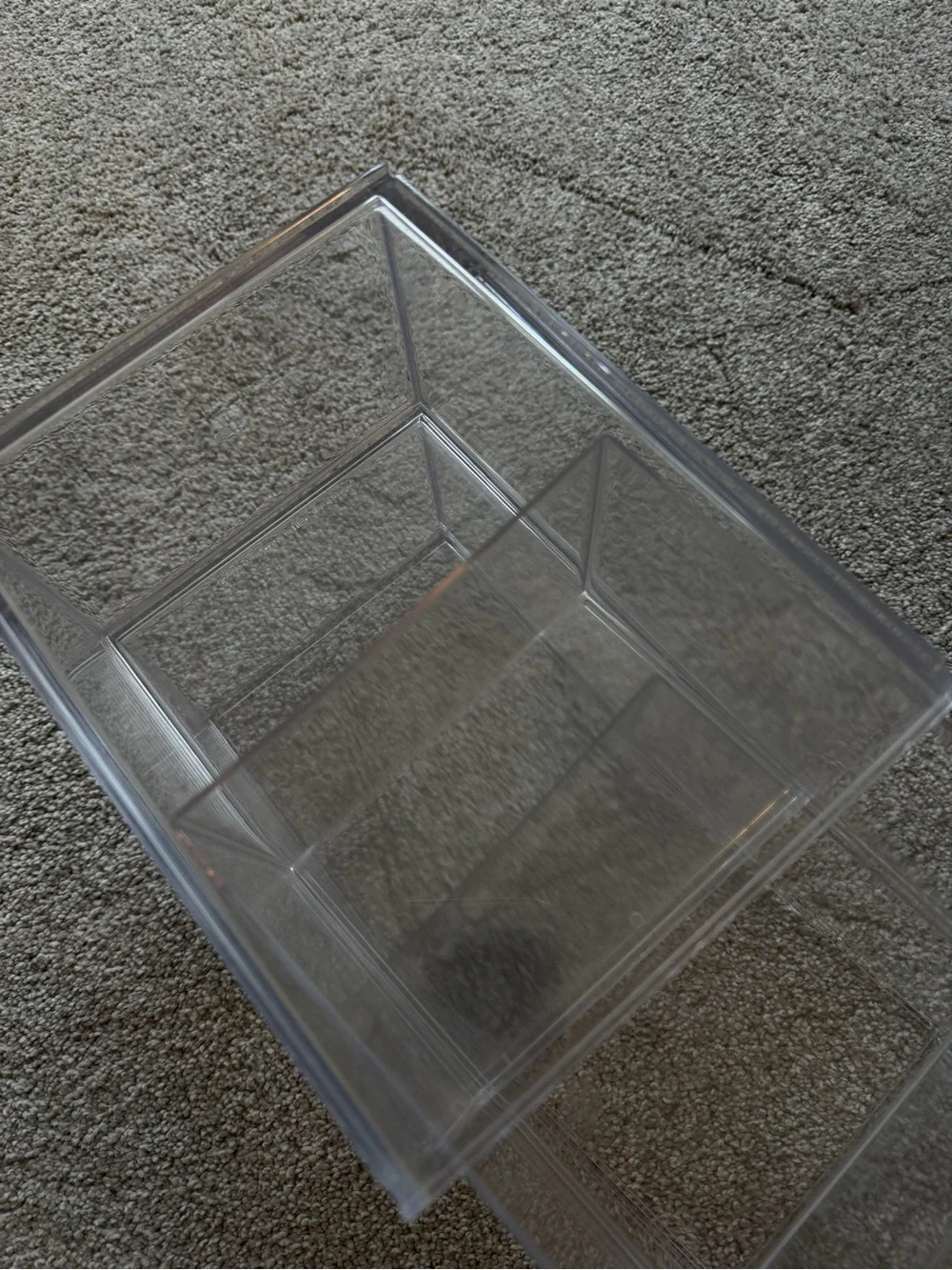 Clear 2-Drawer Acrylic Storage Organizer - Transparent